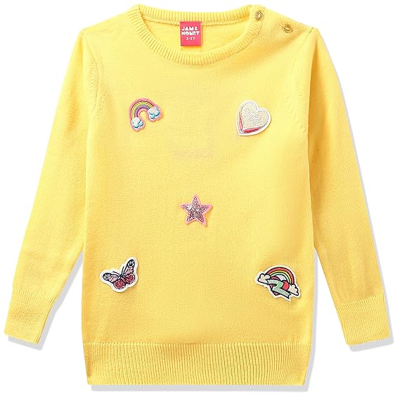 Amazon Brand - Jam & Honey Girls Sweater