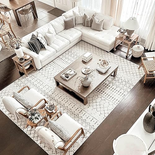 Miniatura 94 de nuLOOM 2x8 Alfombra de Área Blythe Marroquí, Negro y Blanco, Diseño Bohemio Desvanecido, Resistente a Manchas, Para Dormitorio, Comedor, Sala