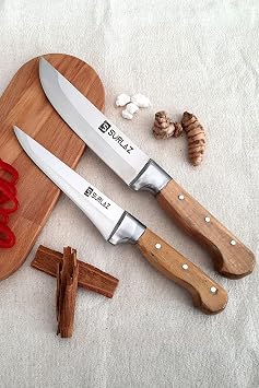 SürLaz Handmade Bıçak Seti 2 Parça Mutfak Bıçakları