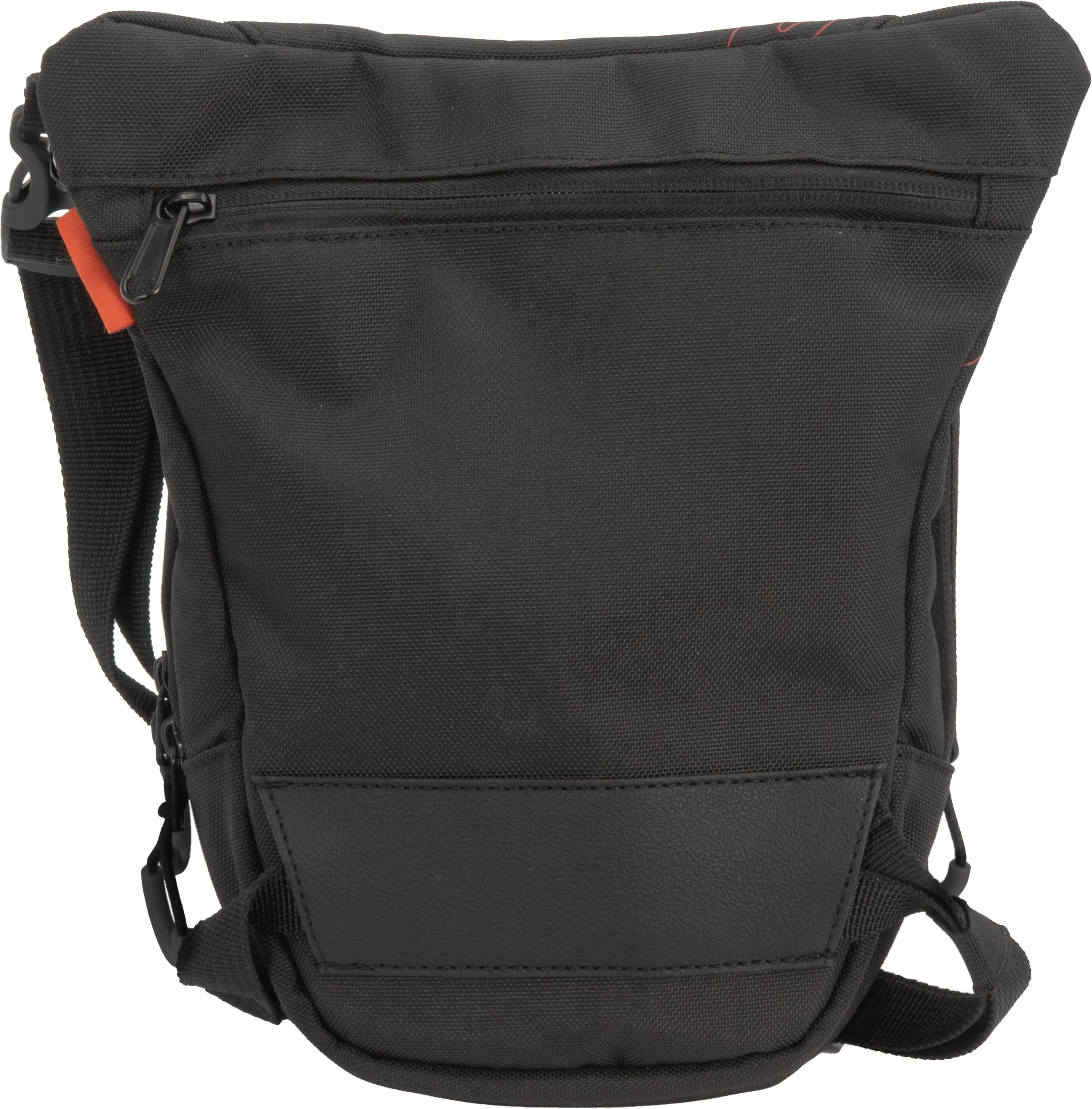 LS2 Freedom Sac de jambe 2L Noir Sac banane Moto avec bandoulière réglable, Noir , 2.5 Litri, tactique