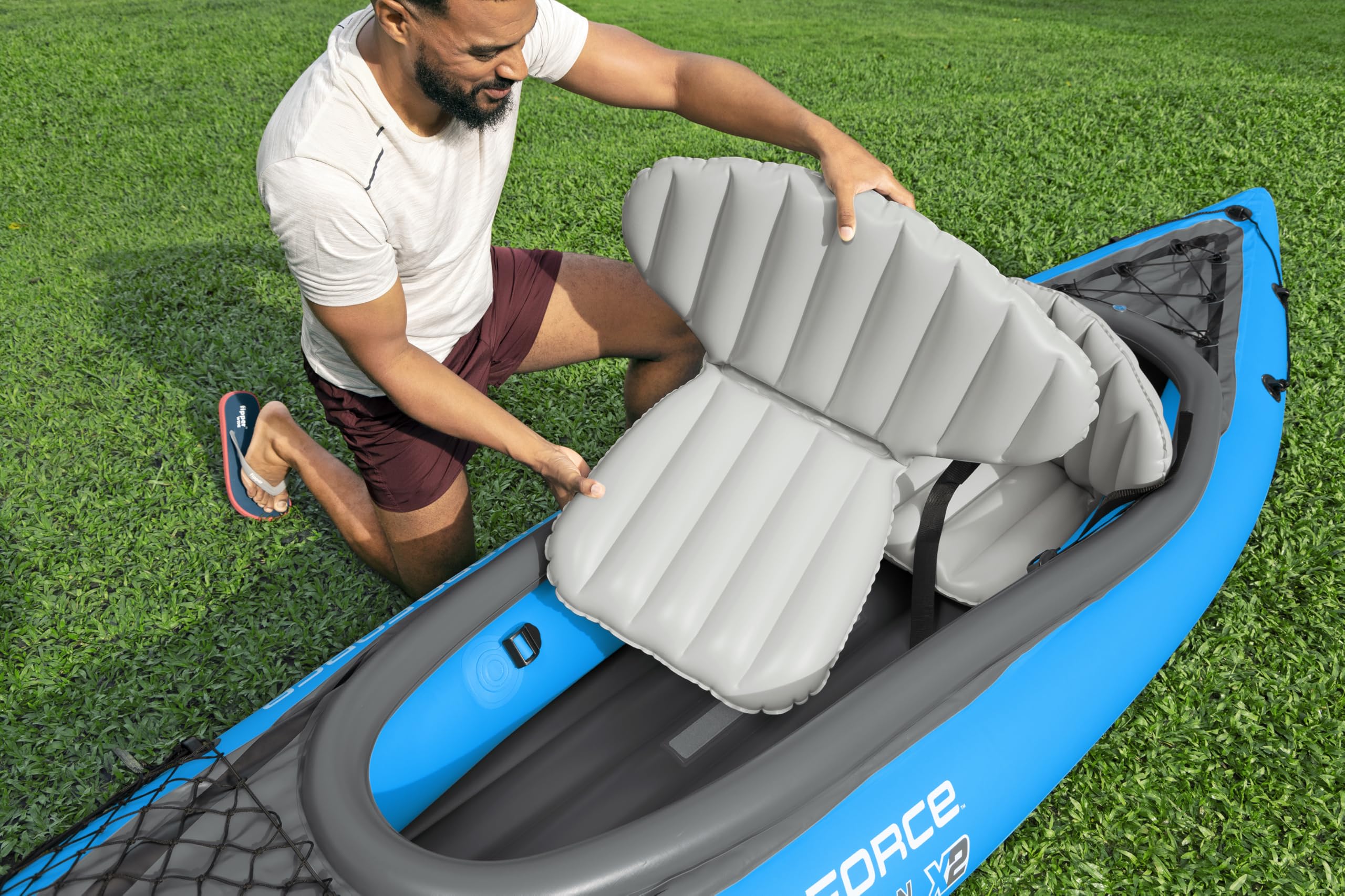 Bestway Hydro-Force Cove Champion X2 Kayak Inflable 2 Plazas con Bomba y Accesorios