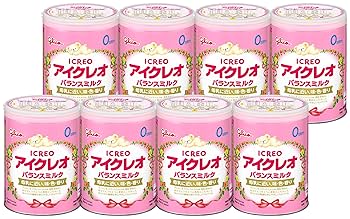 Amazon.co.jp: アイクレオ バランスミルク 800g×8缶 江崎グリコ