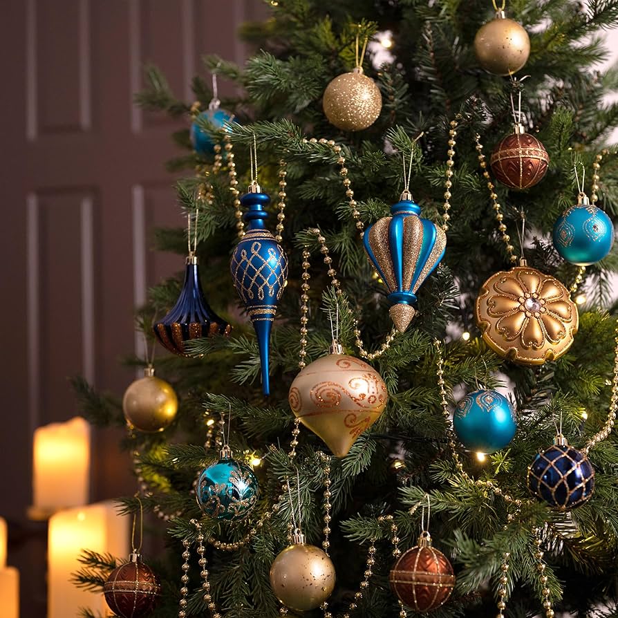 Amazon.co.jp: Valery Madelyn クリスマスボールオーナメント