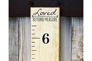 Loved Beyond Measure Waterproof Height Growth Chart: A Storybook Ruler for Every Child's Journey