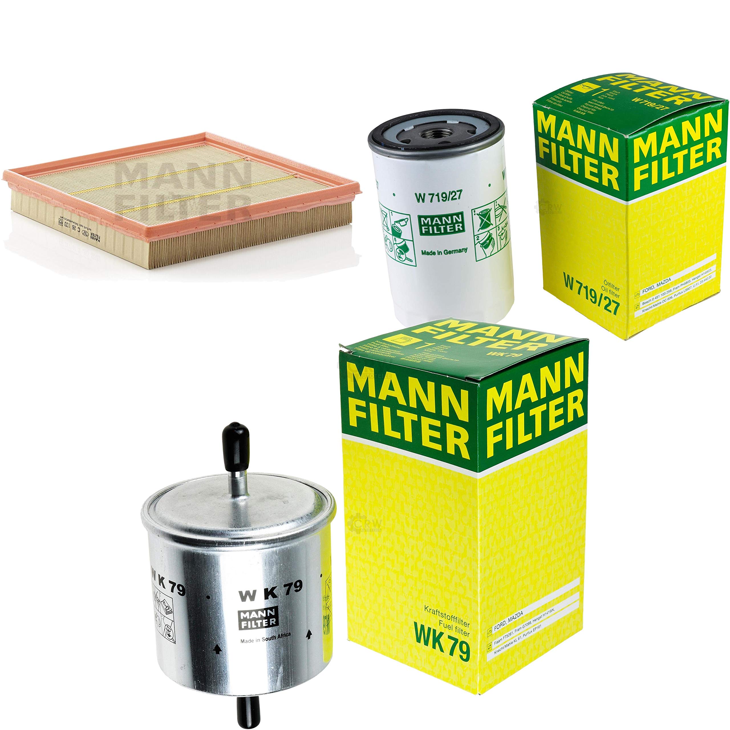 MANN-FILTER - Set di ispezione, filtro del carburante, filtro dell'olio, filtro dell'aria
