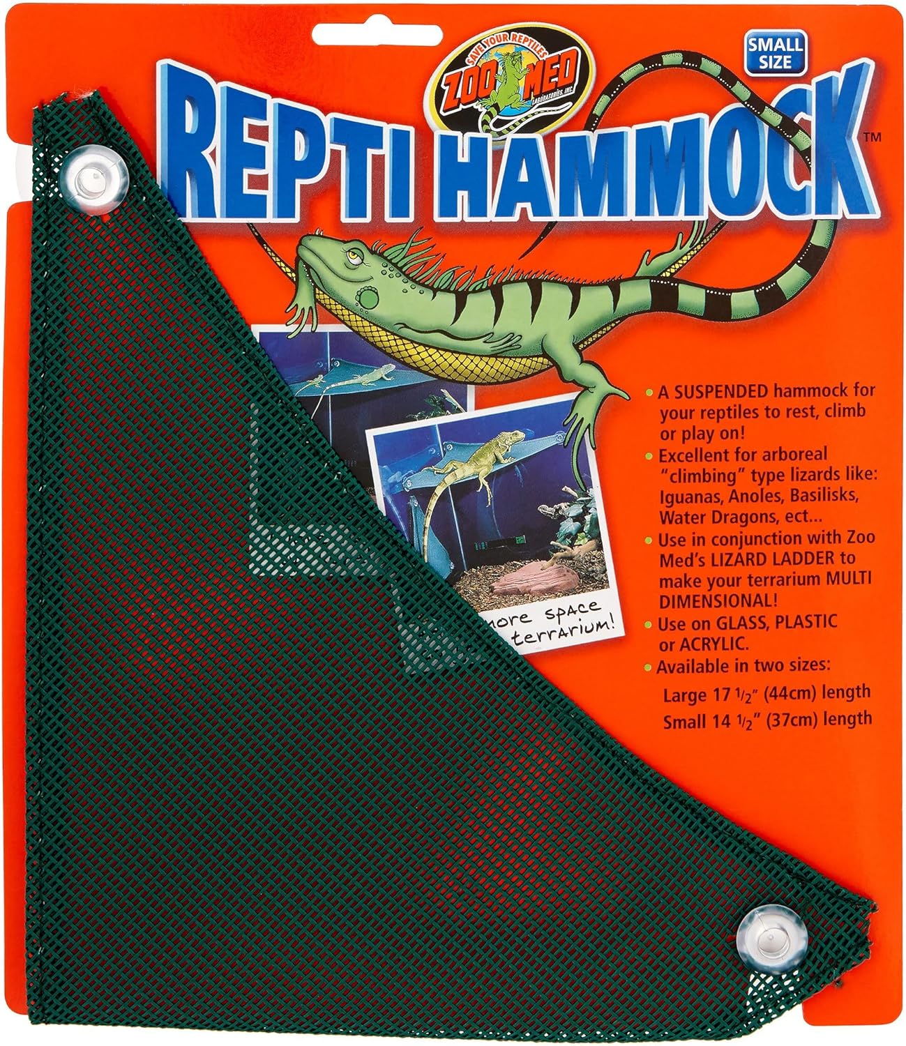 Zoo Med Mesh Reptile Hammock Small, 14-1/2 Inch