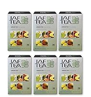 Vista 1 de JAF TEA - Pure Green Collection - Fruit Melody - Green Tea - 6 Pack, 120 Tea Bags Total