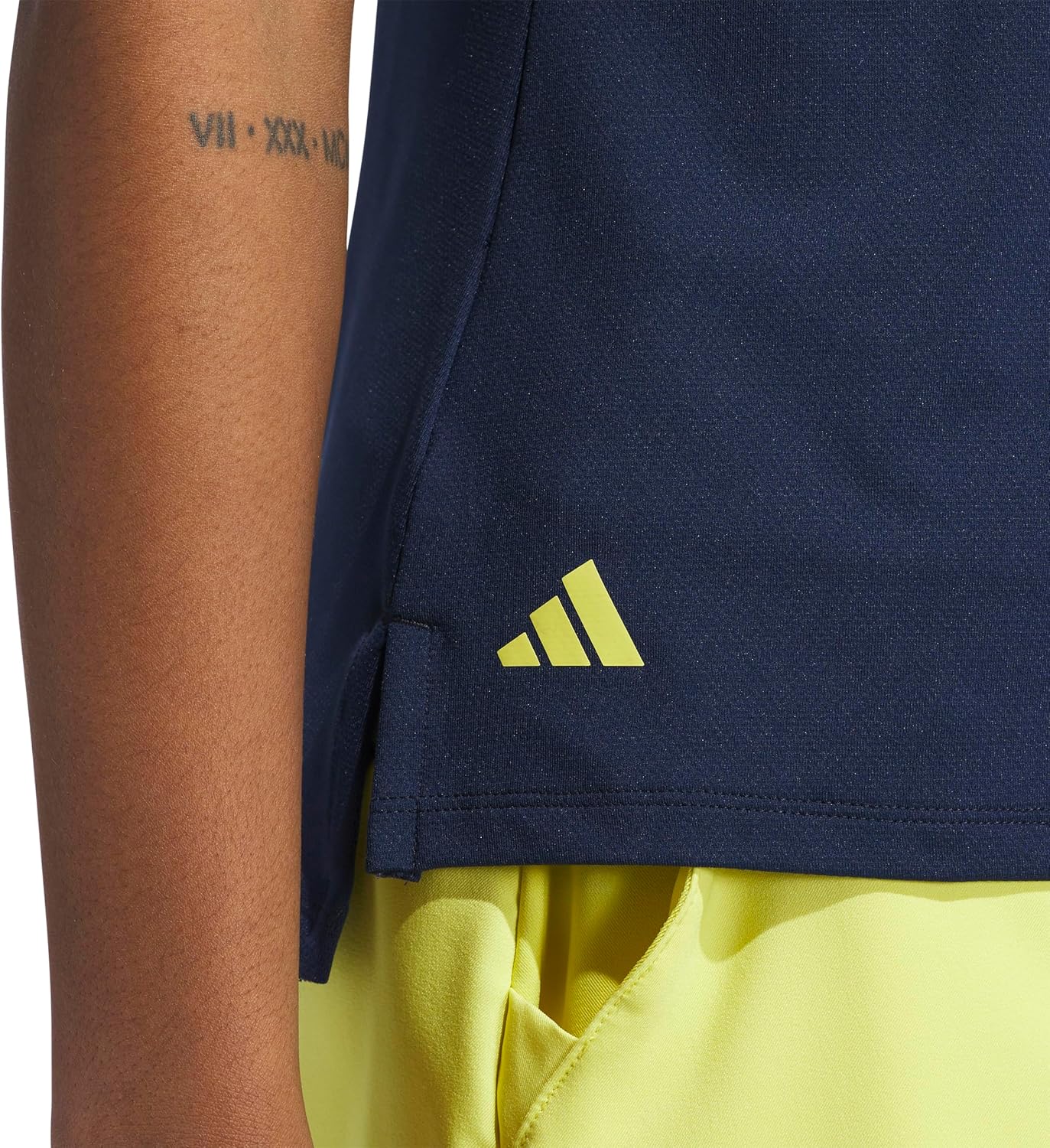 adidas Womens Ultimate365 Quarter-Zip Sleeveless Polo Shirt - Image 4