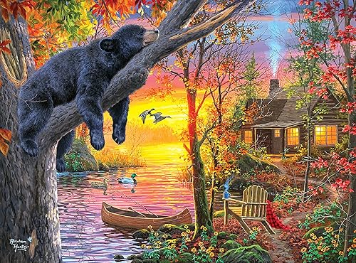 RoseArt - Abraham Hunter - Sleepy - Rompecabezas de 1000 piezas para adultos