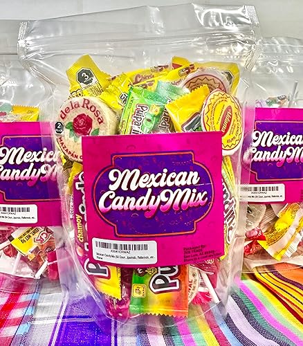 Miniatura 4 de Mezcla de dulces mexicanos (50 unidades) Variedad de Dulces Mexicanos más vendidos, incluye Mazapan, Obleas, Vero Mango, Pelon, Pulparindo,