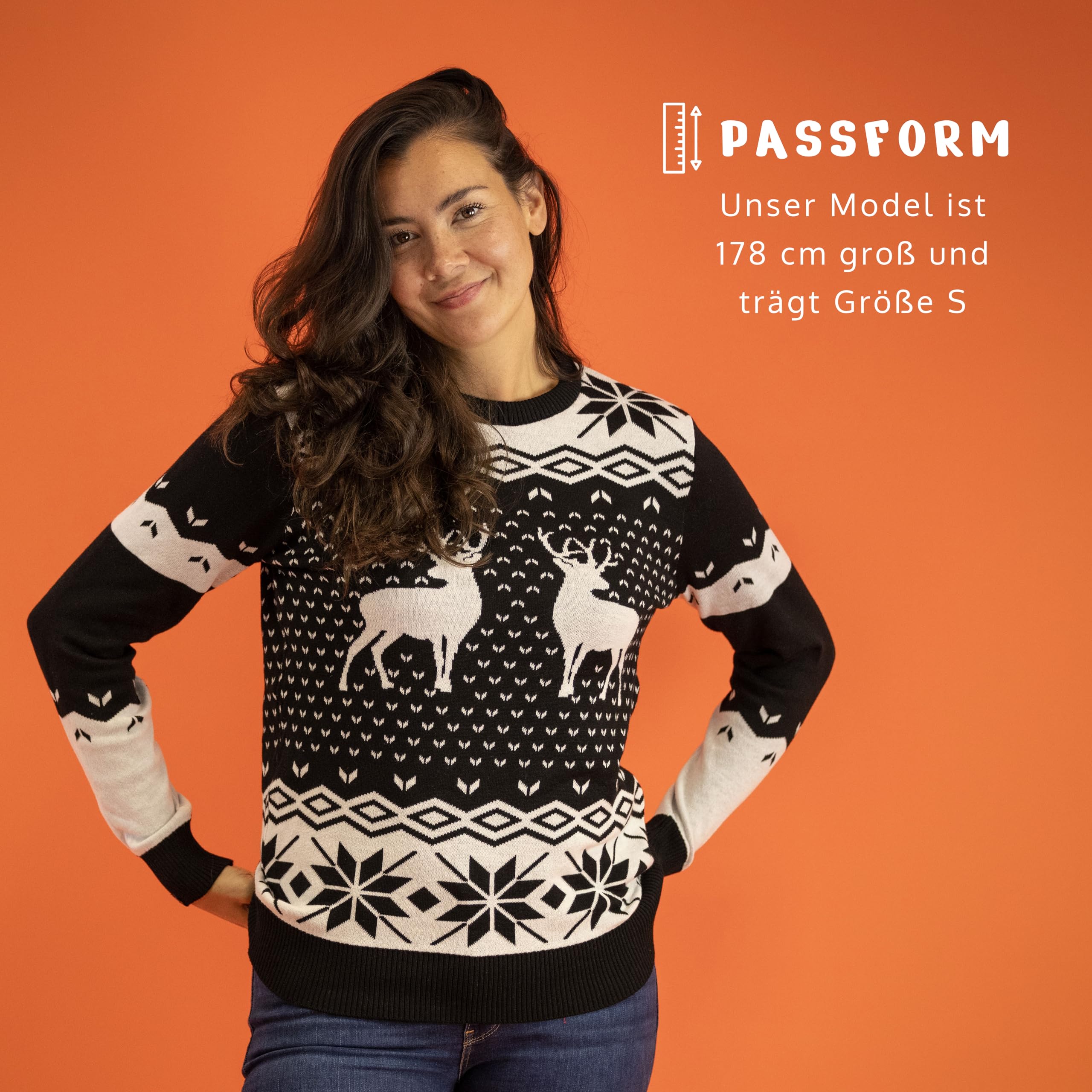 JAP Christmas - Lustiger Hässlicher Weihnachtspullover für Damen und Herren - Weihnachtspulli - Ugly Christmas Sweater - Klassieker