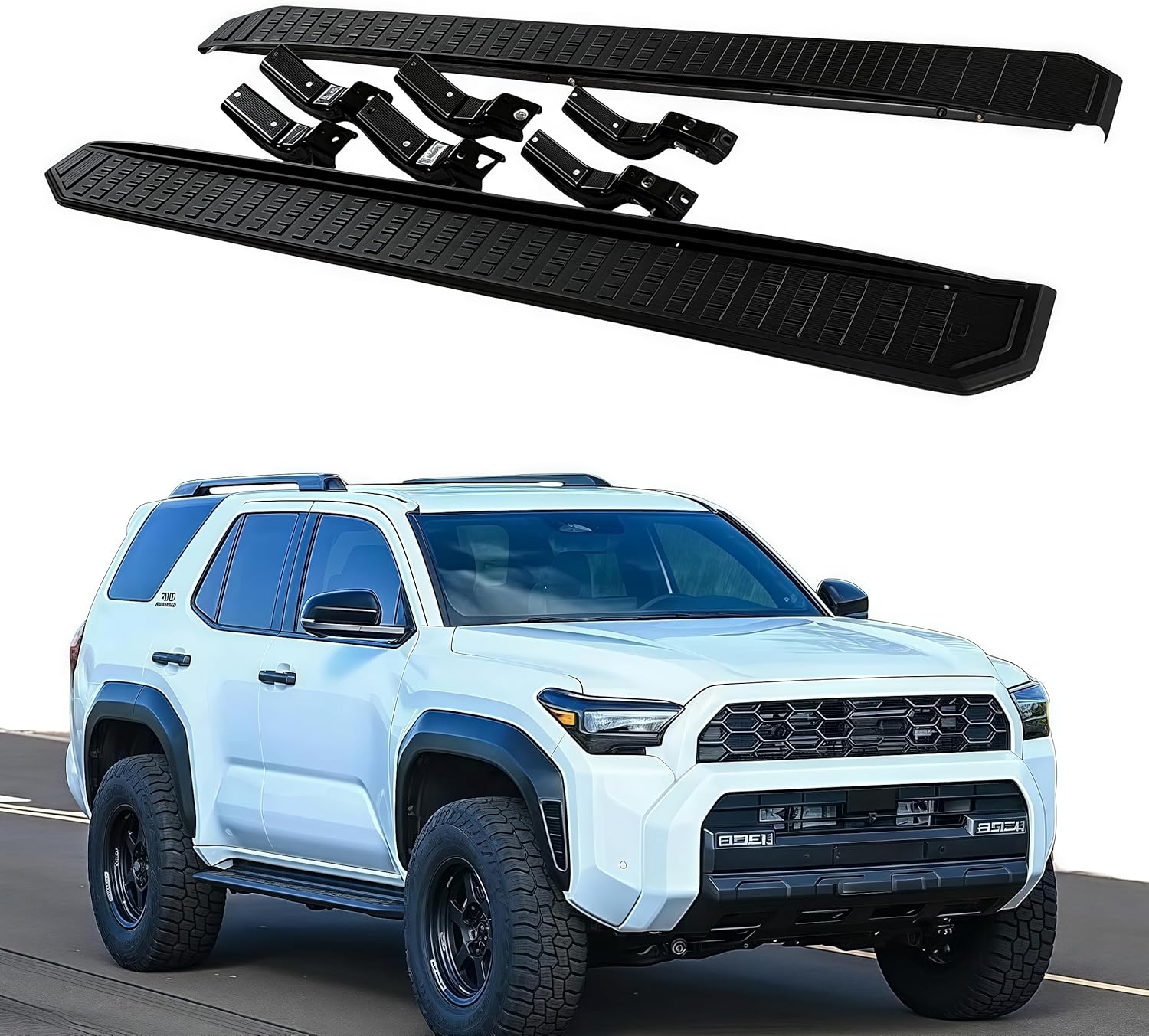 2PCS Side Steps Running Boards Fits for Toyota 4Runner N500 2025 2026