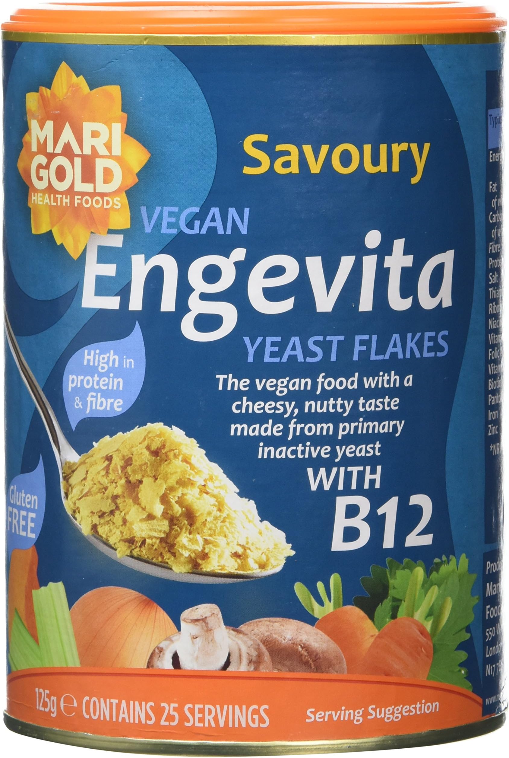 Marigold Engevita Yeast Flakes With Vitamin B12 125g
