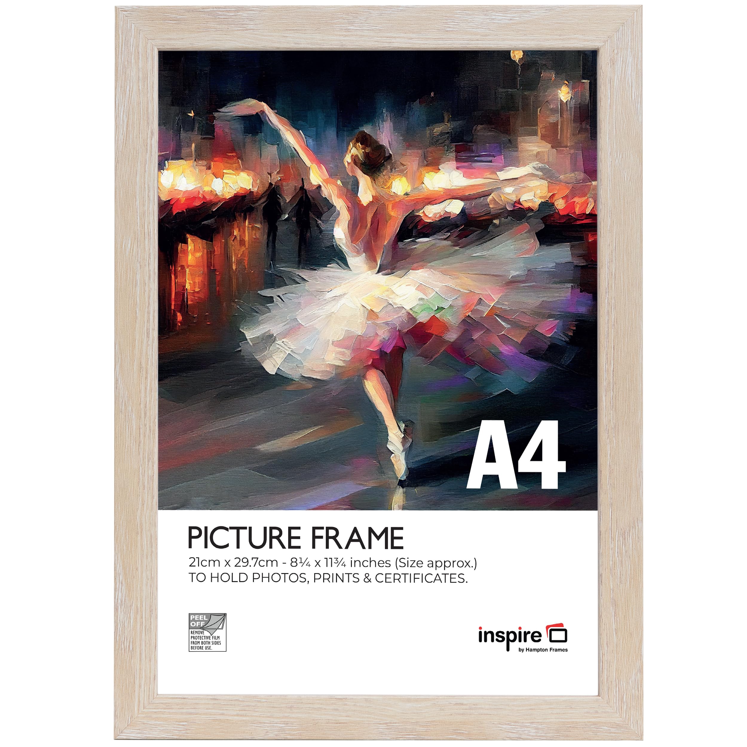inspire by Hampton Frames, Natural, A4 (21x30cm) - Image 2