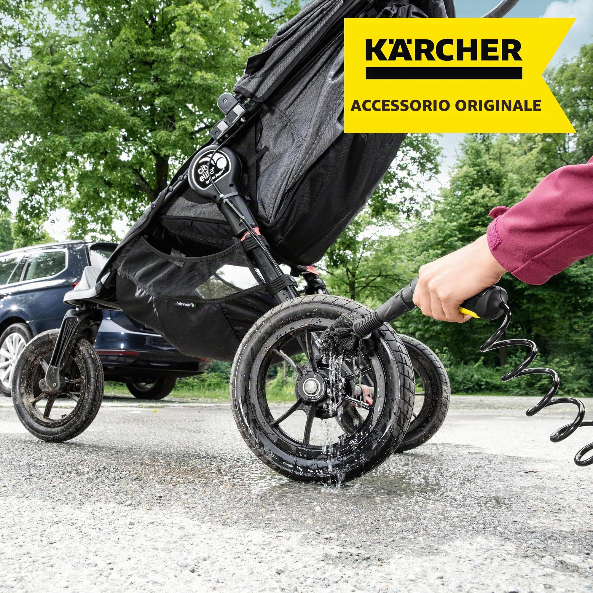 KÄRCHER Set accessori Adventure Box, compatibile con OC 3, utile per chi è sempre in viaggio, include spazzola universale e tubo di aspirazione