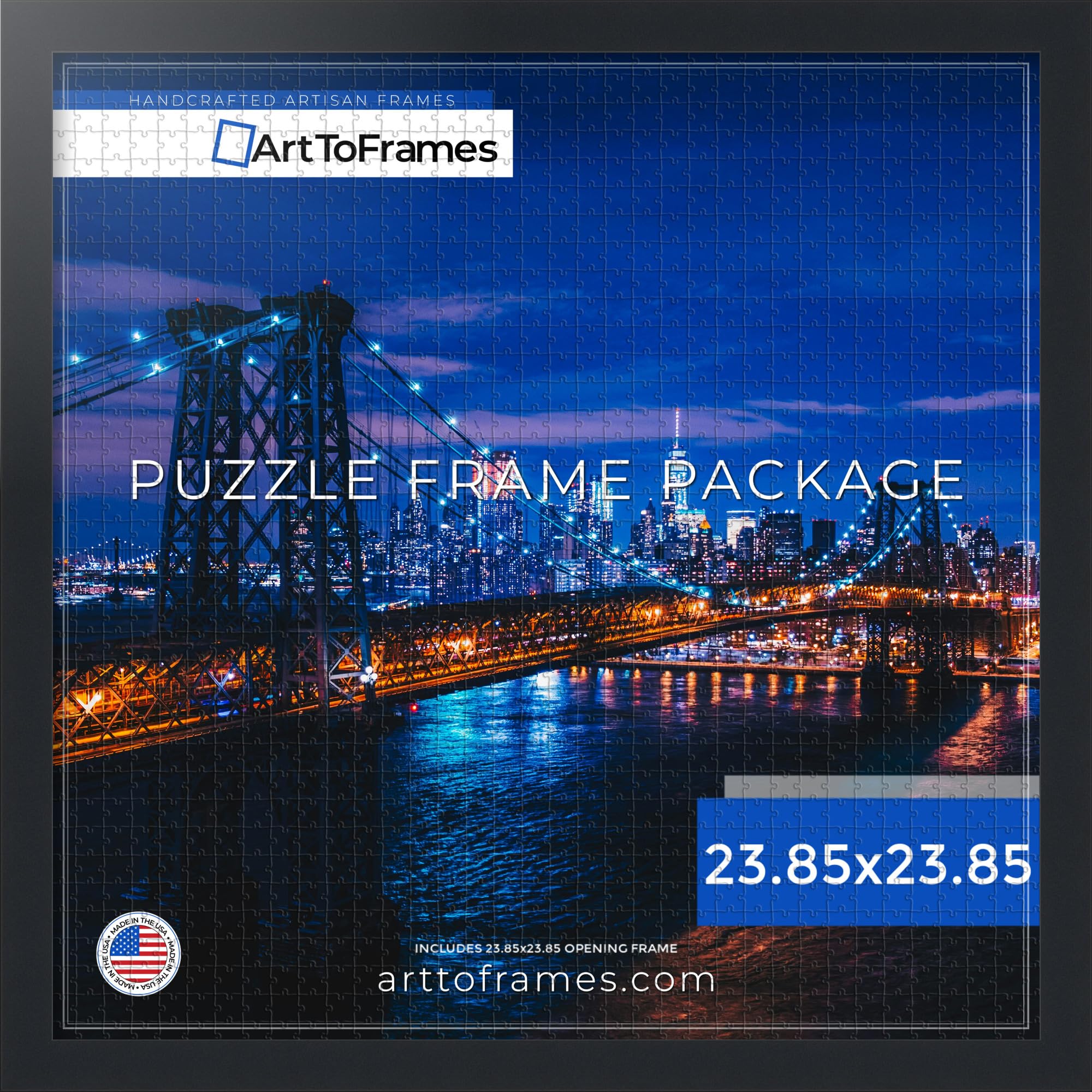 Amazon.com - ArtToFrames 23.85x23.85 INCH/60.6x60.6 CM Black Frame