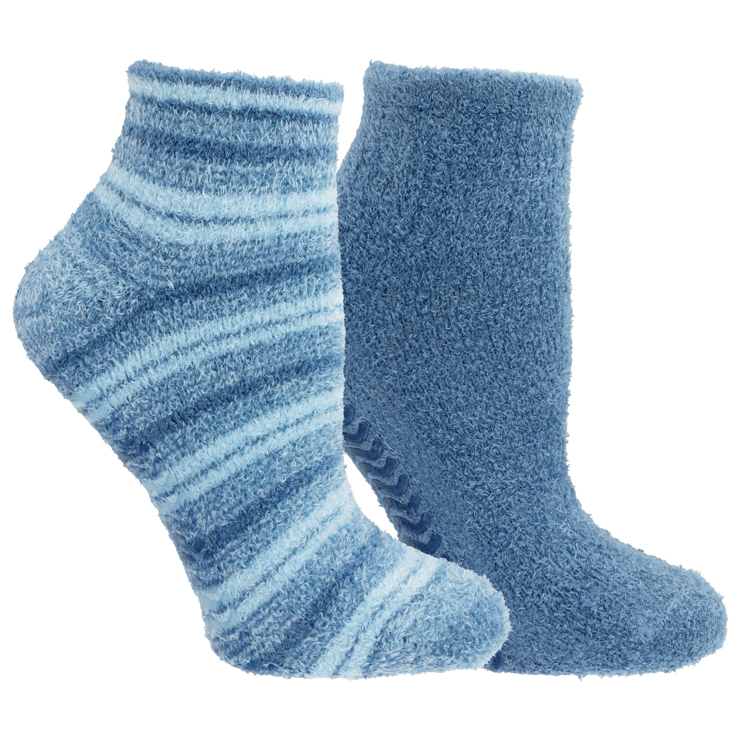 Dr. Scholl's Women's Cozy Soothing Moisturizing Gripper Spa Low Cut Socks