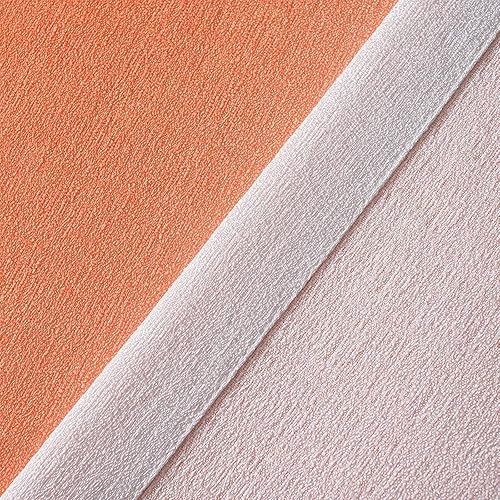 Miniatura 8 de Melodieux Cortinas semitraslúcidas de lino degradado de 63 pulgadas de largo para sala de estar, cortinas horizontales de gasa con bolsillo para