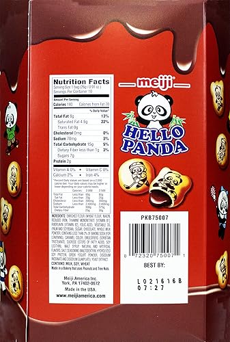 Miniatura 2 de Meiji Hello Panda Family Pack - Galletas de chocolate, 9.1 onzas (10 paquetes individuales)