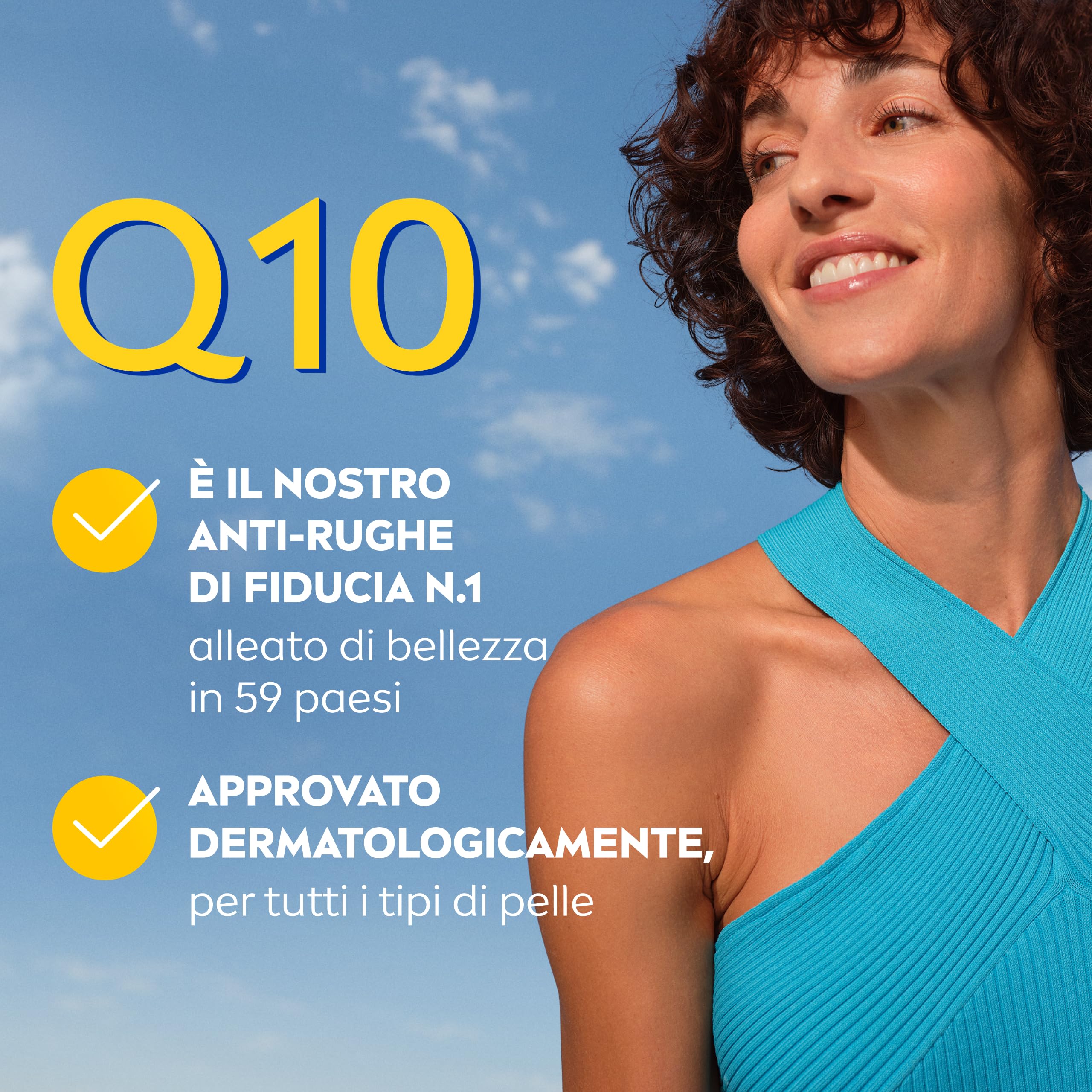 NIVEA Q10 Anti-Rughe Power Crema Notte Extra Rigenerante 50 ml, Crema notte viso antirughe idratante con Coenzima Q10, Creatina e Glycostop, Skincare ad assorbimento rapido per tutti i tipi di pelle