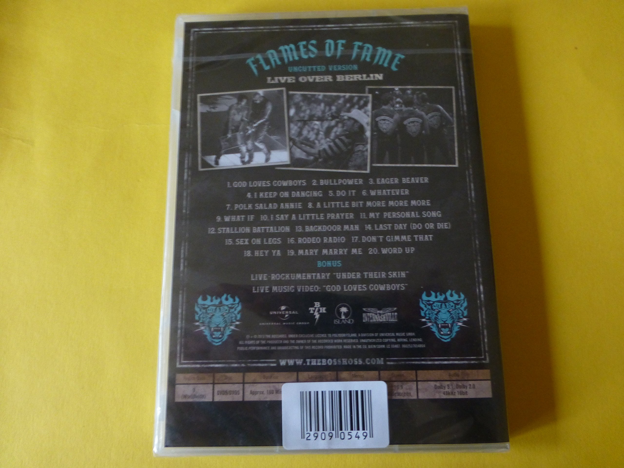 The Bosshoss - Flames Of Fame/Live Over Berlin