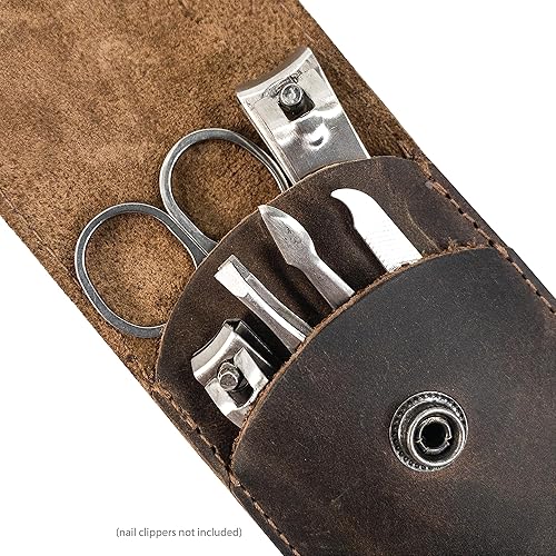 Miniatura 5 de Hide & Drink, Estuche doble para cortaúñas, belleza y cuidado personal, Viajeros y nómadas, estuche de aseo, artículos esenciales para el hogar y