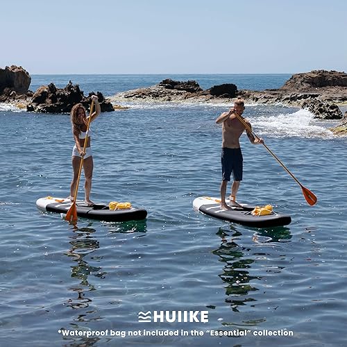 Miniatura 117 de HUIIKE Tabla de remo inflable para adultos con accesorios incluidos, remo, aletas, bomba. Tabla de remo de pie, gran estabilidad y resistencia. 10