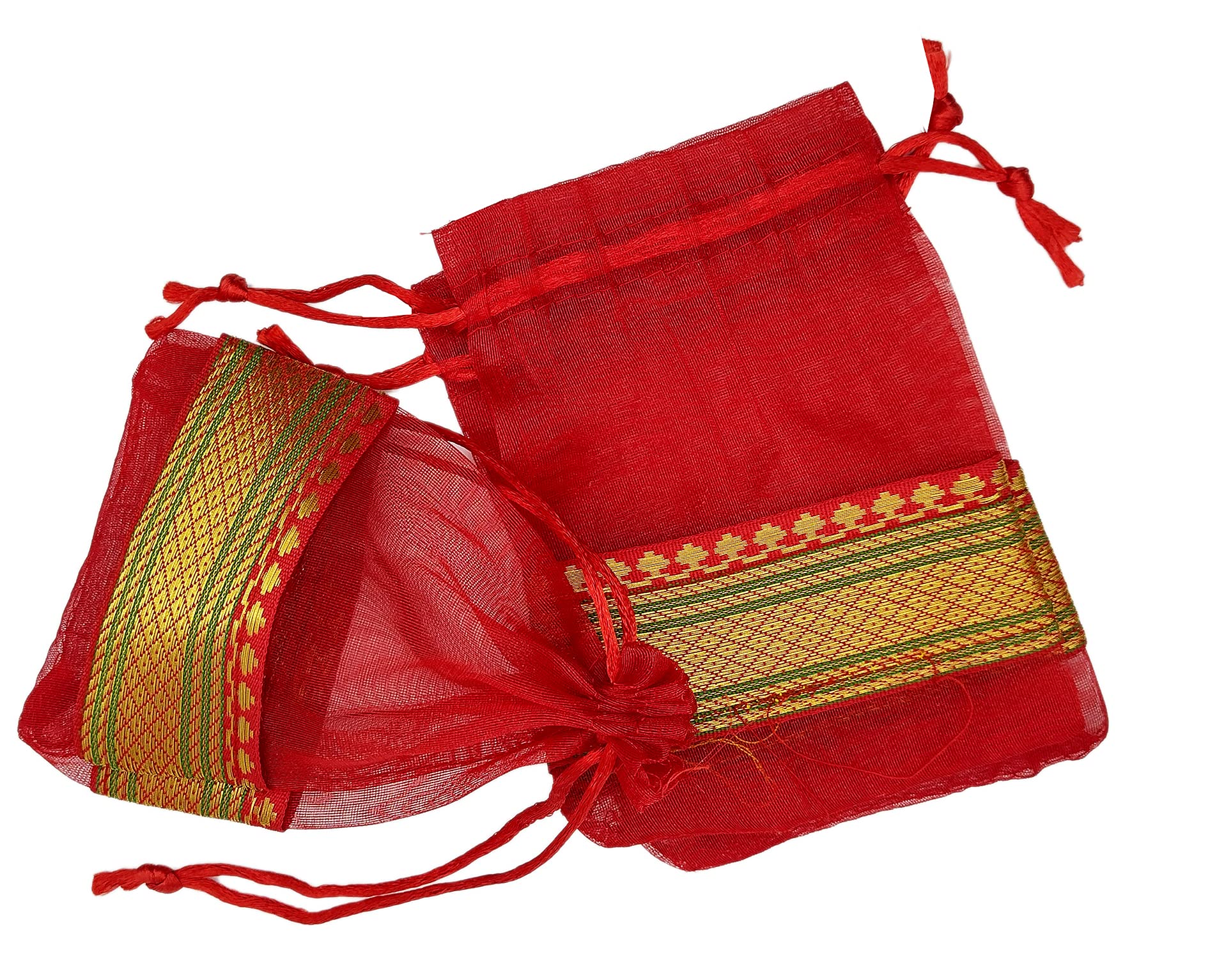 brown leaf Organza Red Small 5.5X4 inch Potli Bags Pouch Best for Wedding Anniversary Party Supply Return Gifting Bags (Pack Of 24) (B09GFYJ3WY) Amazon Price History, Amazon Price Tracker
