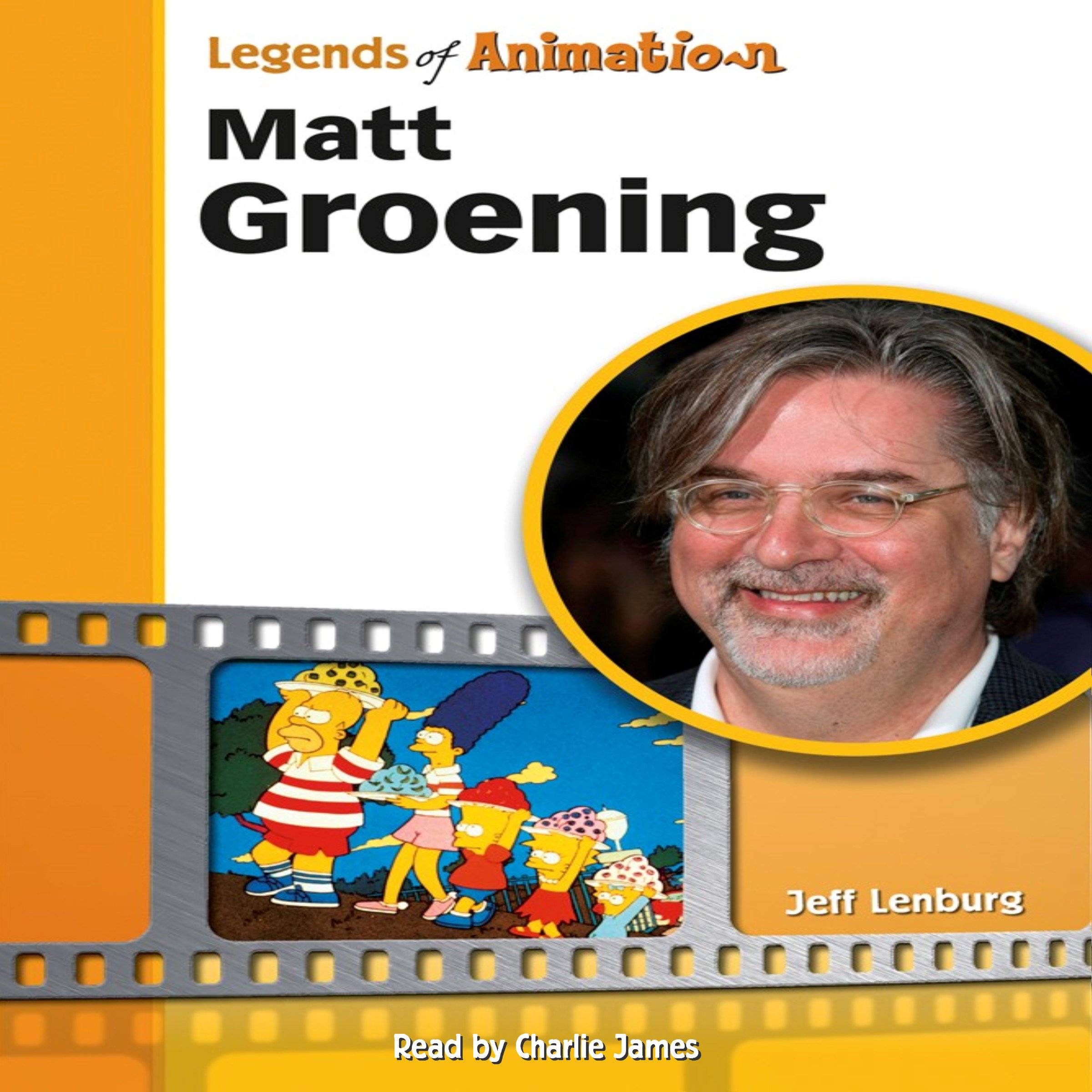 Cover art for Matt Groening: From Spitballs to Springfield (Legends of Animation)