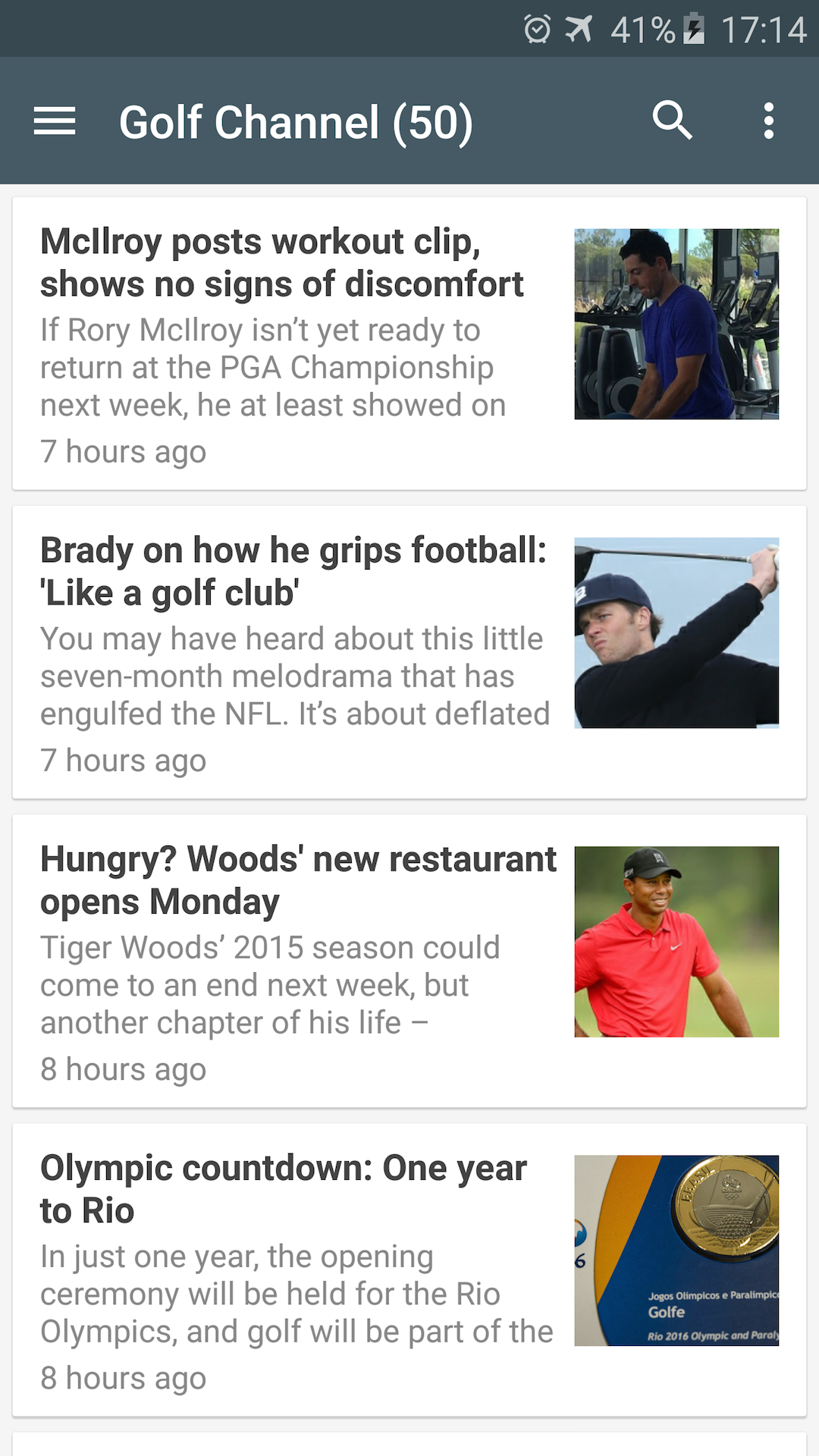 Golf News App on Amazon Appstore