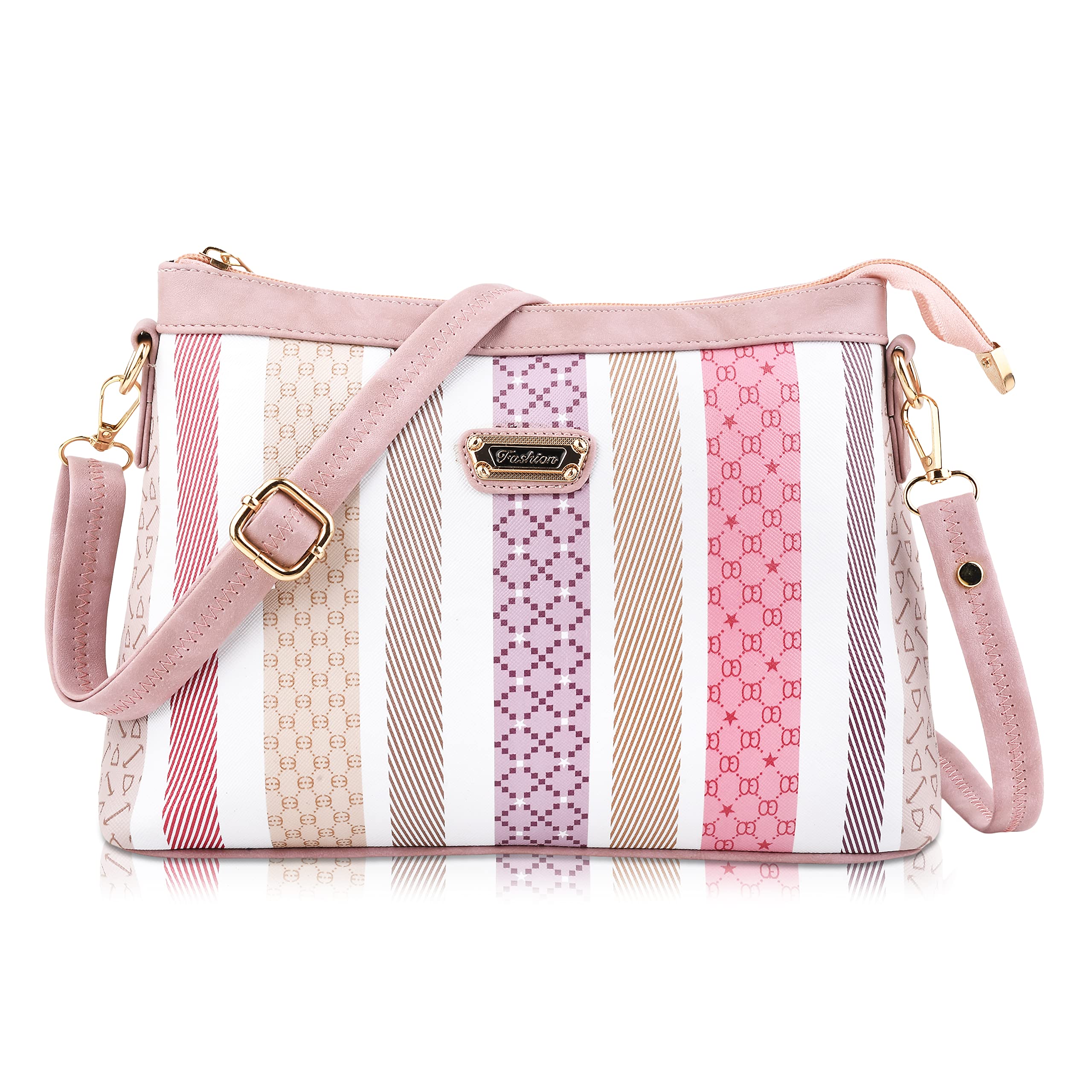 Fiesto Fashion Latest & Stylish PU Leather Cross Body Sling Bag For Girls/Women (Pack Of 1) (Pink) (B0BZM1VFBW) Amazon Price History, Amazon Price Tracker