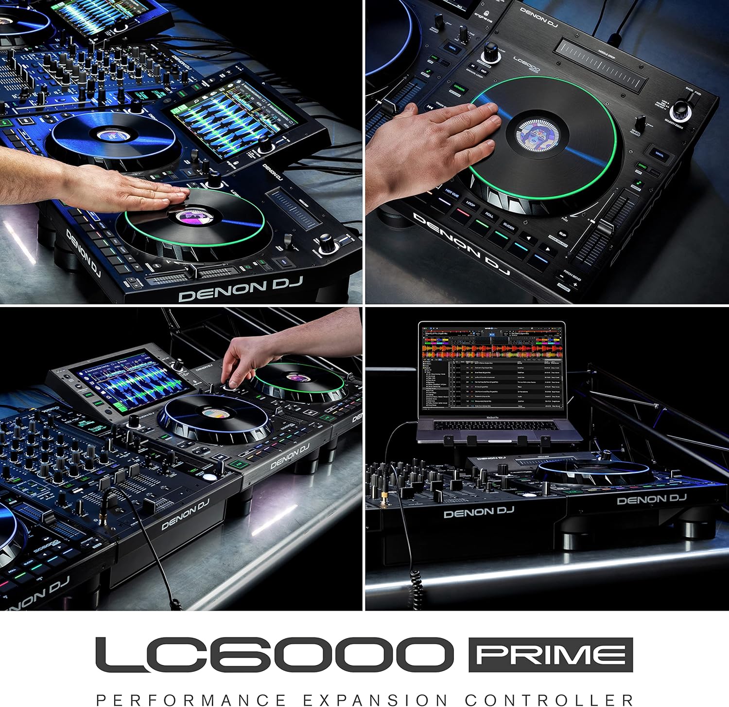 Denon DJ LC6000 PRIME used with a Prime 4 controller