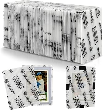 Trading Card Shipping Protectors 110 Pack 3.5'' x 4.5'' - Premium Ultra Strong Plastic Inserts Card Mailers - Precut Supply Sleeves for Sports MTG Cards Packaging - Flats for Card Breakers