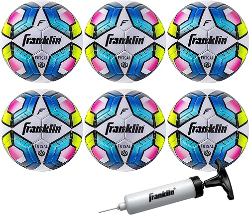 Franklin Sports Balón de fútbol sala - Balón de fútbol sala - Balón de fútbol sala para interiores y exteriores