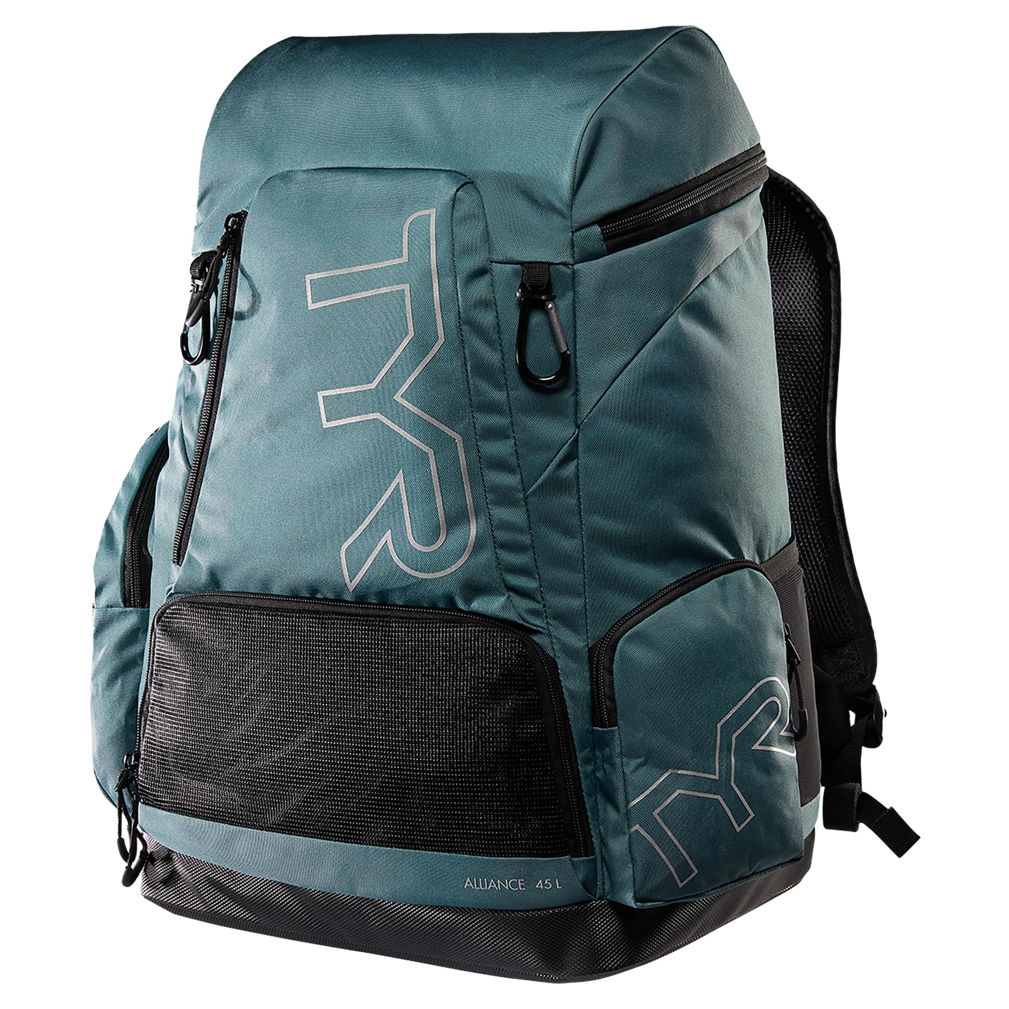 Alliance Backpack TYR Wet/Dry Athletic Gym and Pool Bag for Men and Women - Separate Wet/Dry Compartments, 45L Capacity, Ergonomic, Water-Resistant - Available in Team Colors