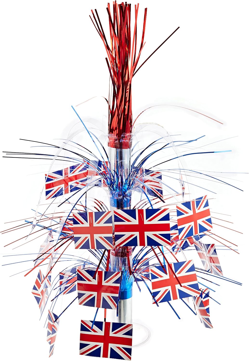 Beistle Union Jack Pennant Banner, 11" x 12', Red/White/Blue,59853