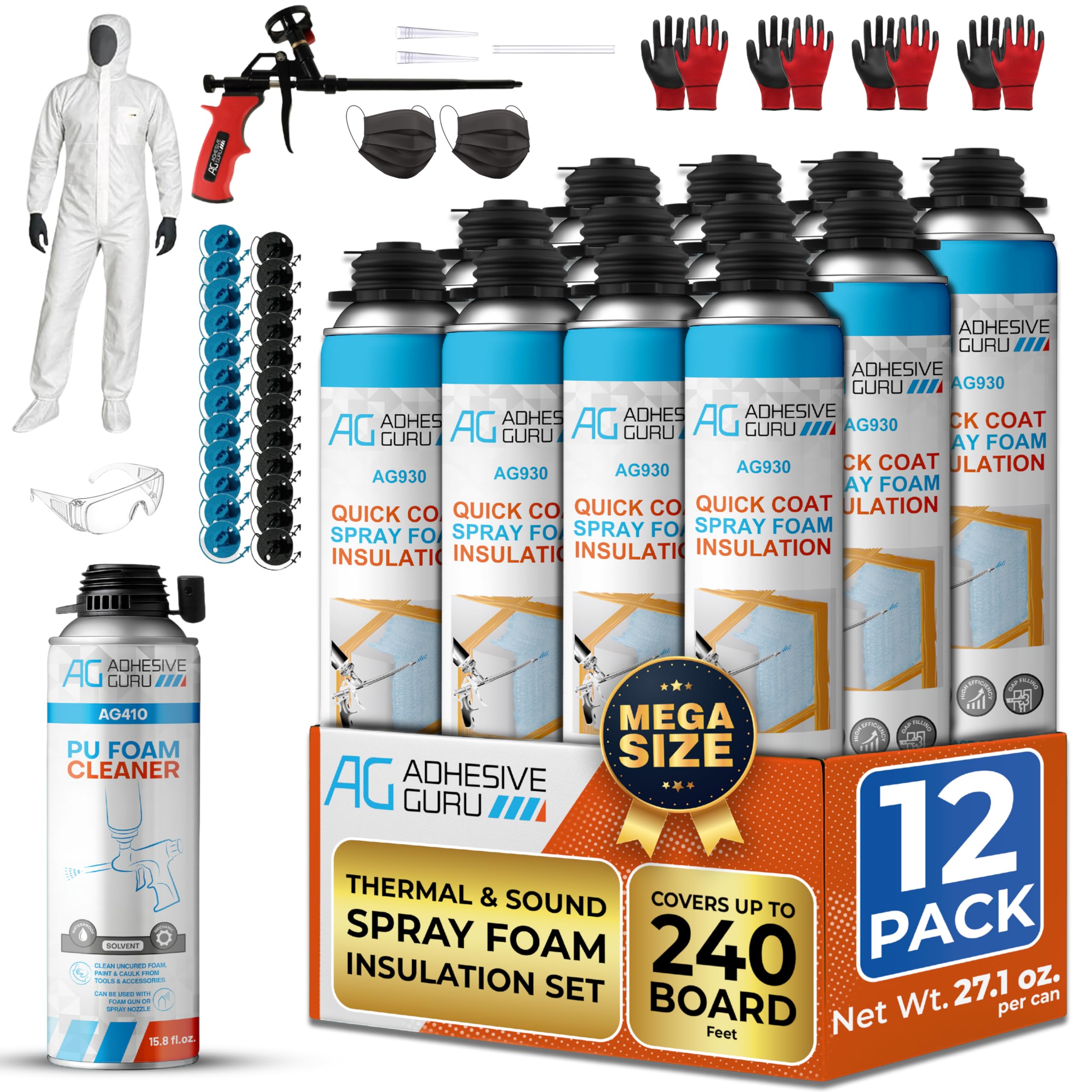 Spray Insulation Jacket & Pants サイズS Amazon.com: QuickCoat Closed Cell Spray Foam Insulation Kit for