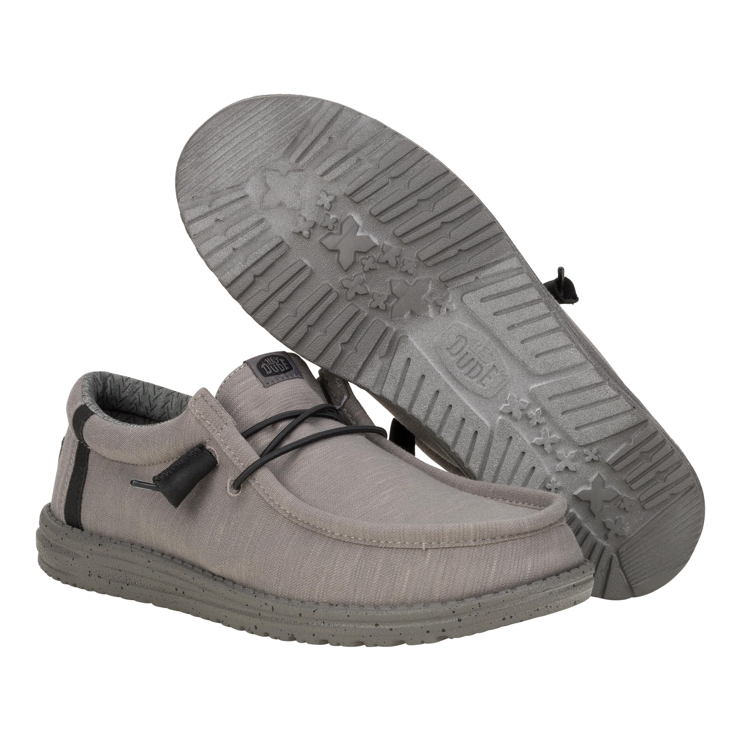 Hey Dude Wally Stretch Fleece - Zapatos Estilo Mocasín para Hombre