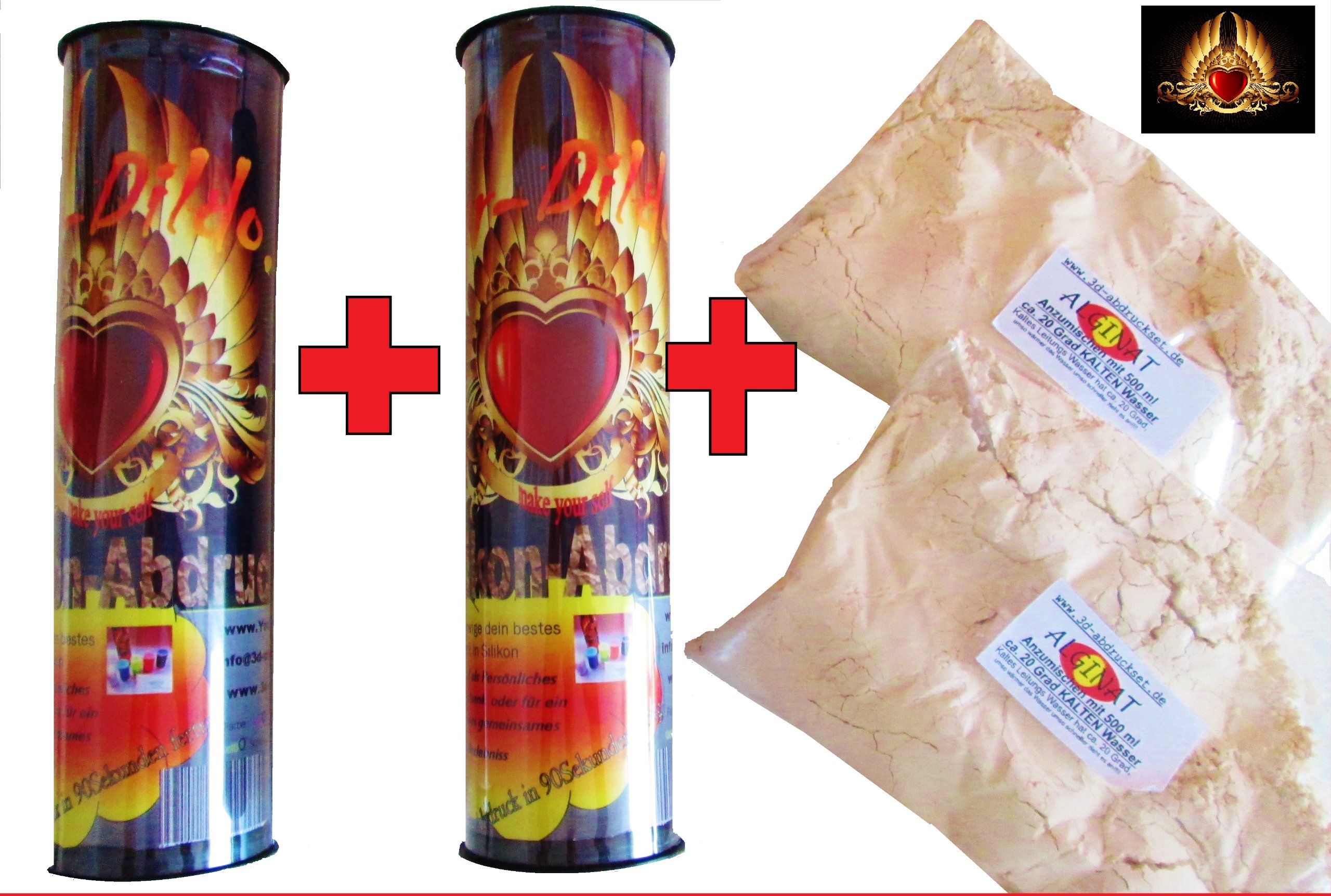2 Penis Abdruckset´s mit Vibrator in Farbe Deiner Wahl incl.2 Abdruck Gel´s extra Kopiere Deinen Penis zu einem Dildo