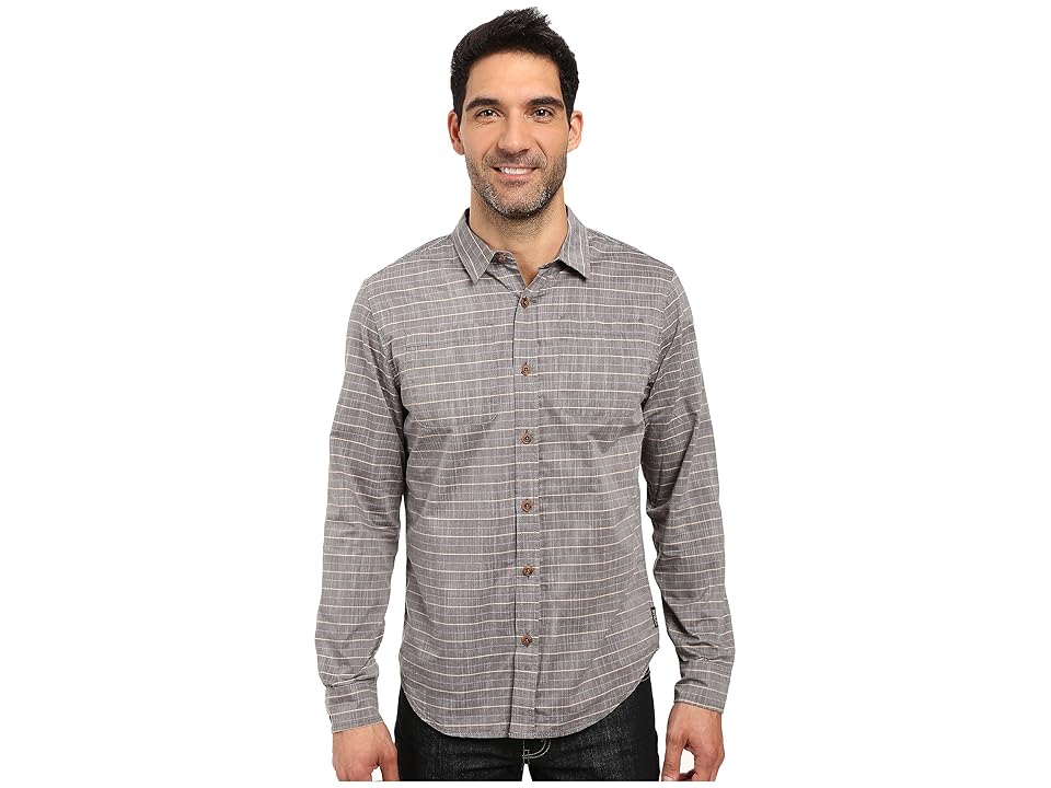 

Prana Bergamont Slim Shirt (Dark Khaki) Men's Clothing