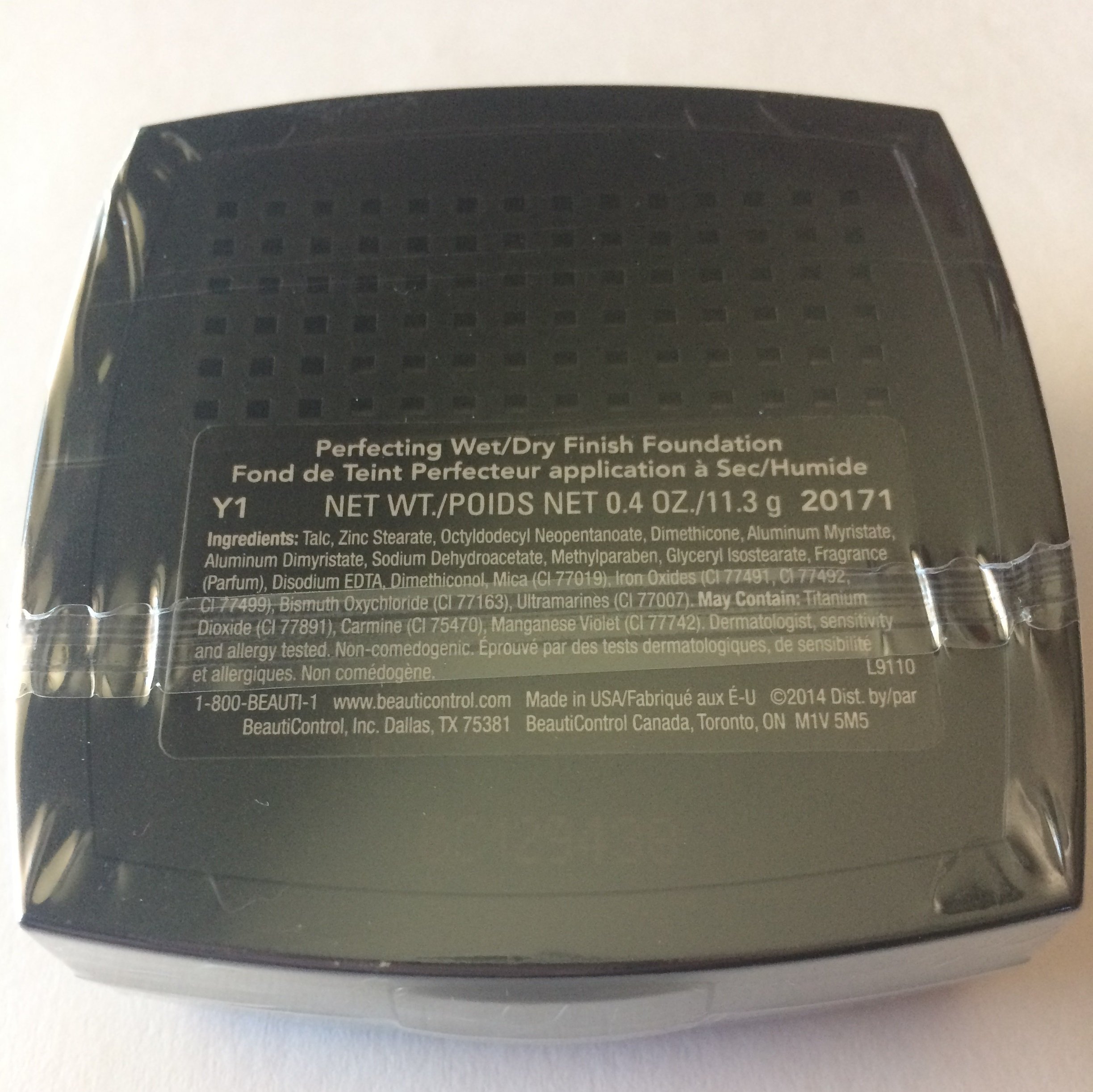 Beauticontrol Perfecting Wet Dry Finish Foundation Y1