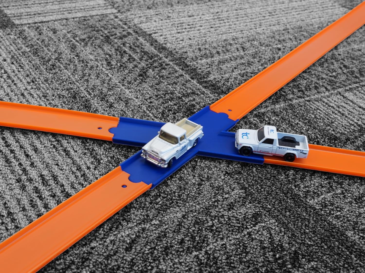 Track Add on - X Crash (2 Pack) | Compatible with Hot Wheels and other 1/64 Scale Track