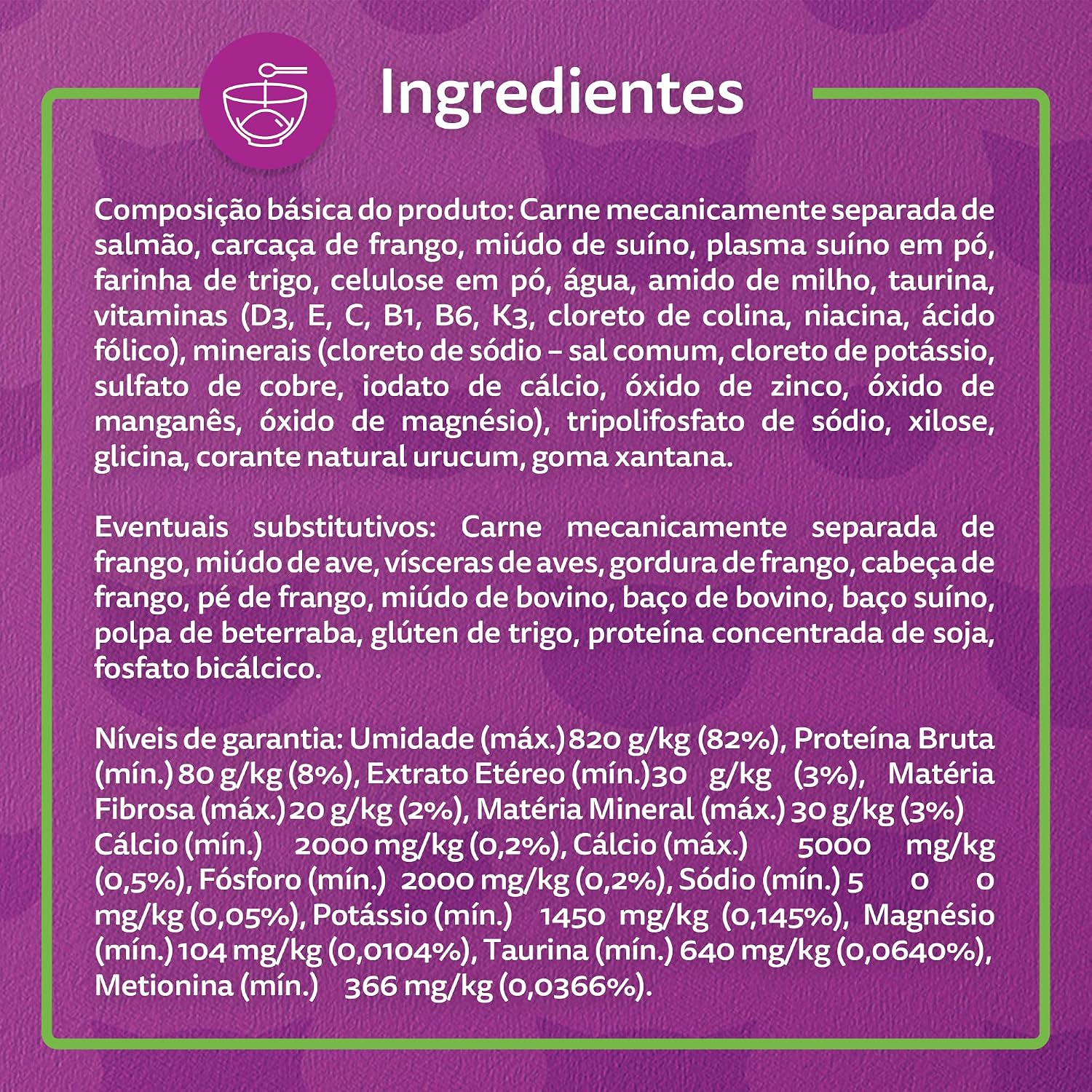 Pack Ração Úmida Whiskas Sachê Salmão ao Molho para Gatos Adultos 85 g - 40 unidades