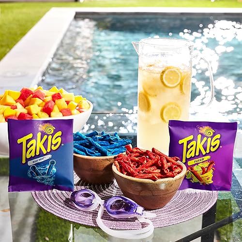 Vista 12 de Takis Intense Nacho - Paquete múltiple de 40 unidades / 1 onza – Chips de tortilla enrollados no picantes con sabor a queso cheddar – Bolsas
