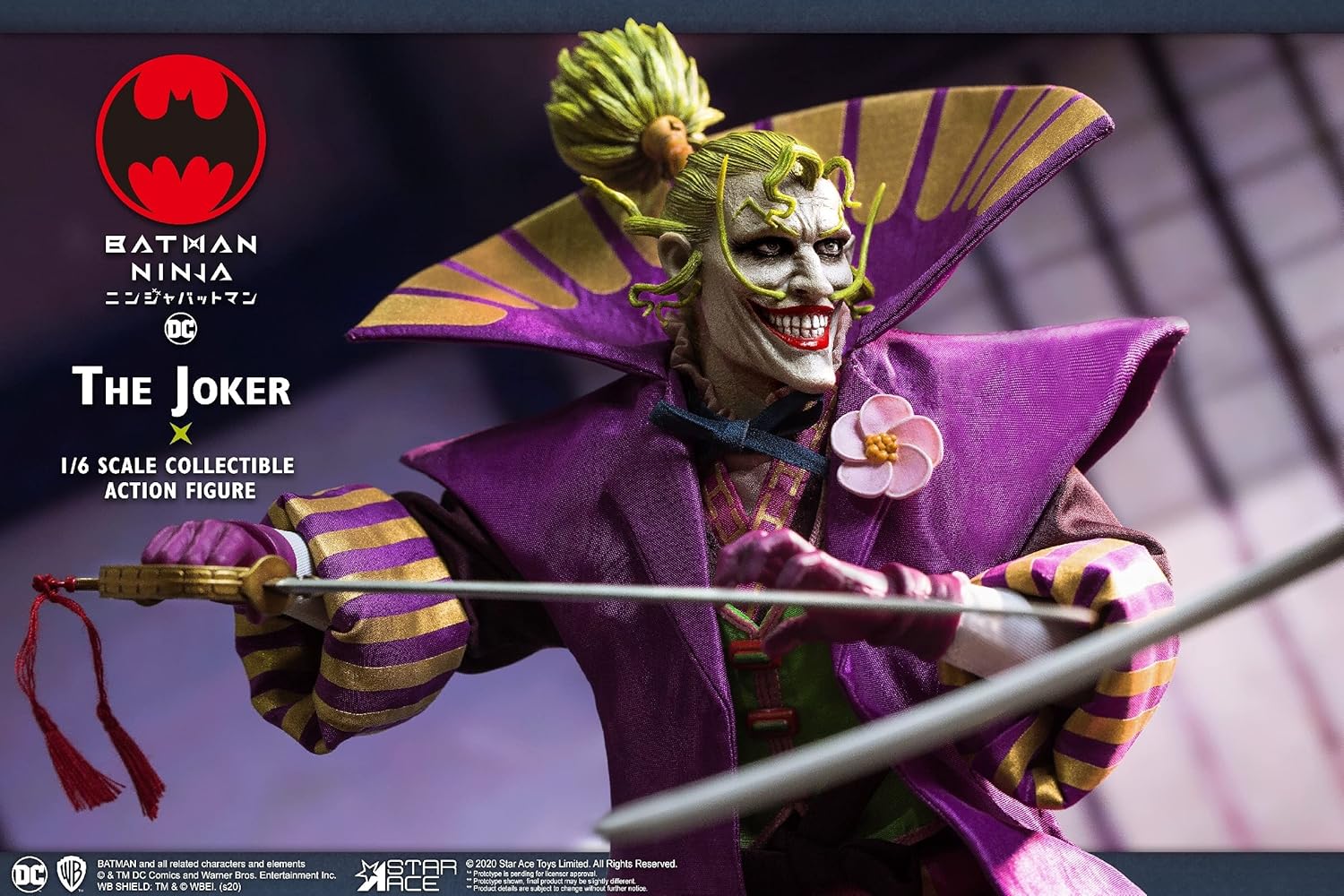 Star Ace Toys Batman Ninja: The Joker (Special Version) 1:6 Scale Collectible Action Figure, Multicolor
