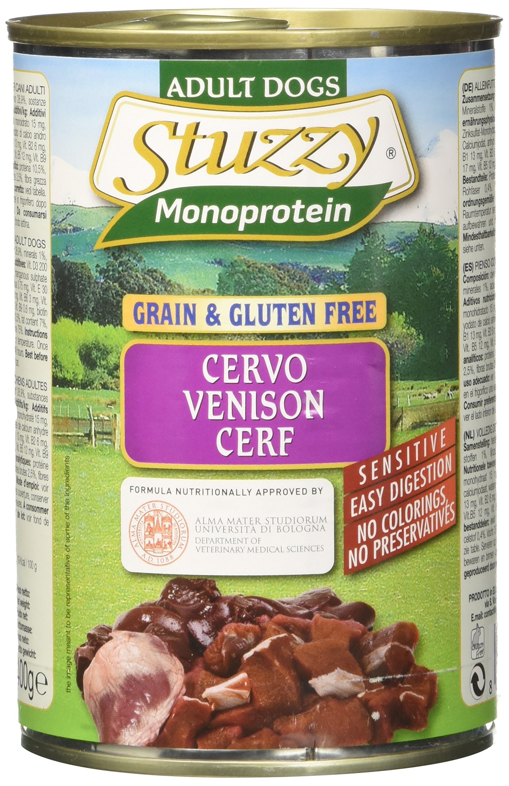 StuzzyDog Mono Cervo GR. 400 Wet Food For Dogs And Monoproteici