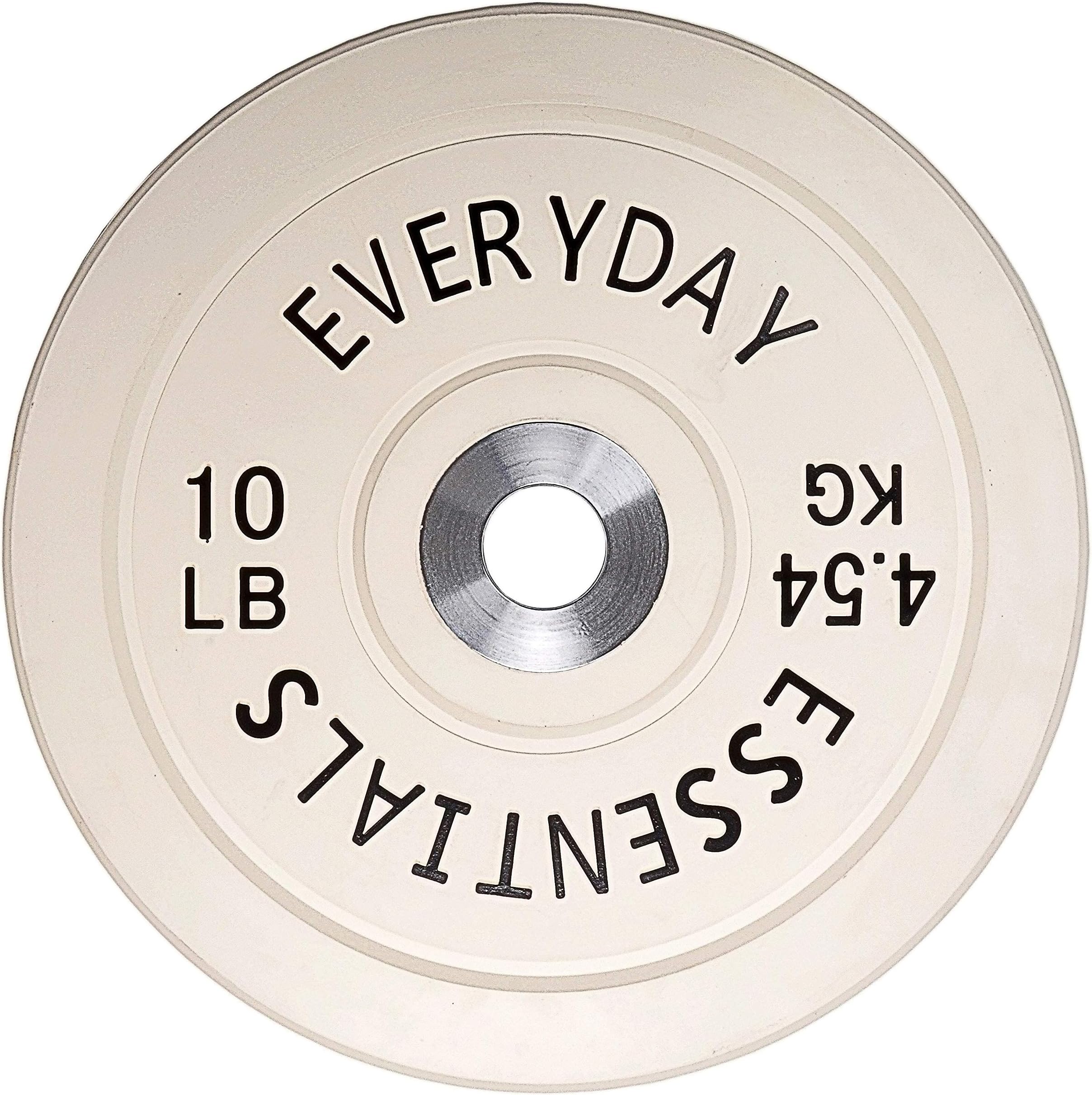 Everyday Essentials Color Code Olympic Bumper Plate Weight Plate W Steel Hub