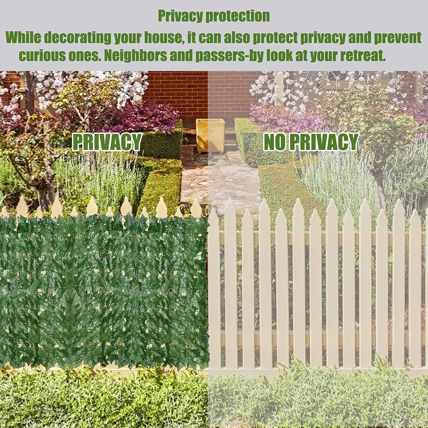REOVE Artificial Ivy Privacy Fence Screen - Image 4