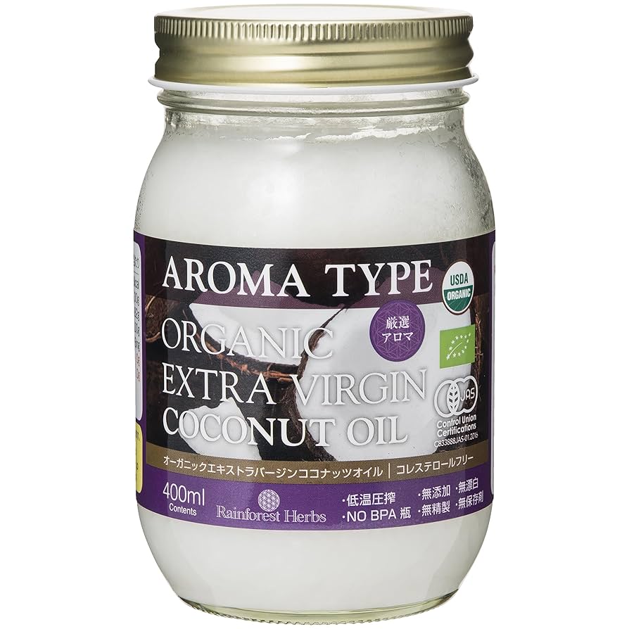 ココナッツオイル 5個セット GAIAネット[※]アリサン H115 有機ココナッツオイル 300g: 油