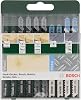 Bosch Professional Accessories Decoupage Saw Set, Green, 10 Pieces